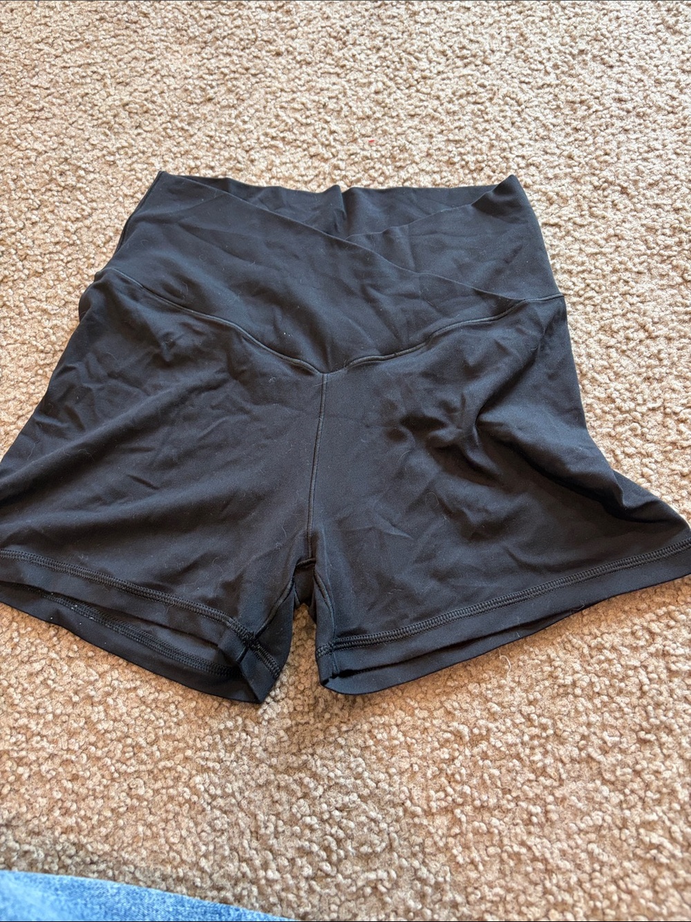 B69 Aerie High-Waist Black Women's Active Shorts